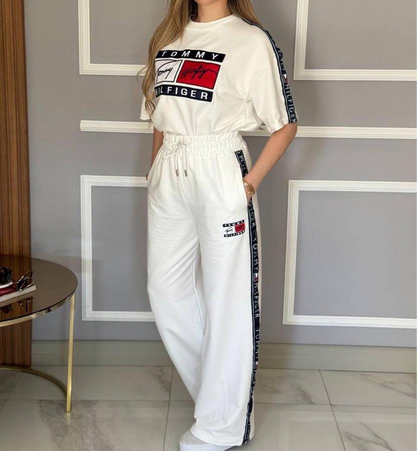 Tom Beyaz Eşofman Takımı